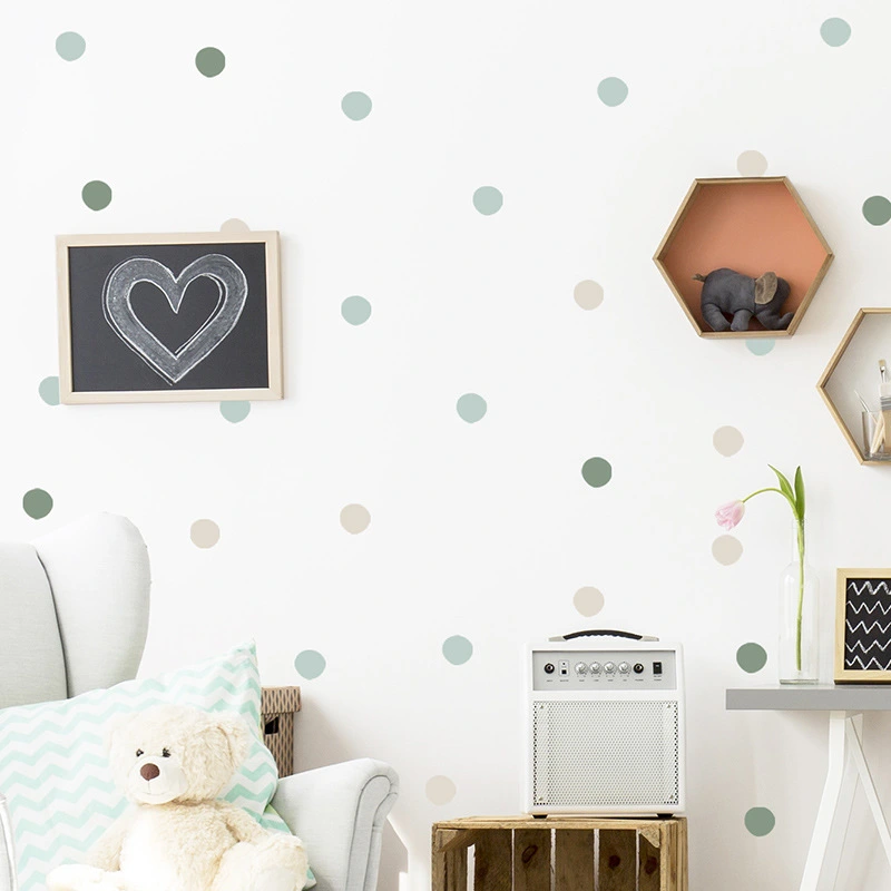 1 Set Dots Wall Decals Small Dots Wall Decal Dots Wall Sticker Dot Wall Decals DIY Wall Decal