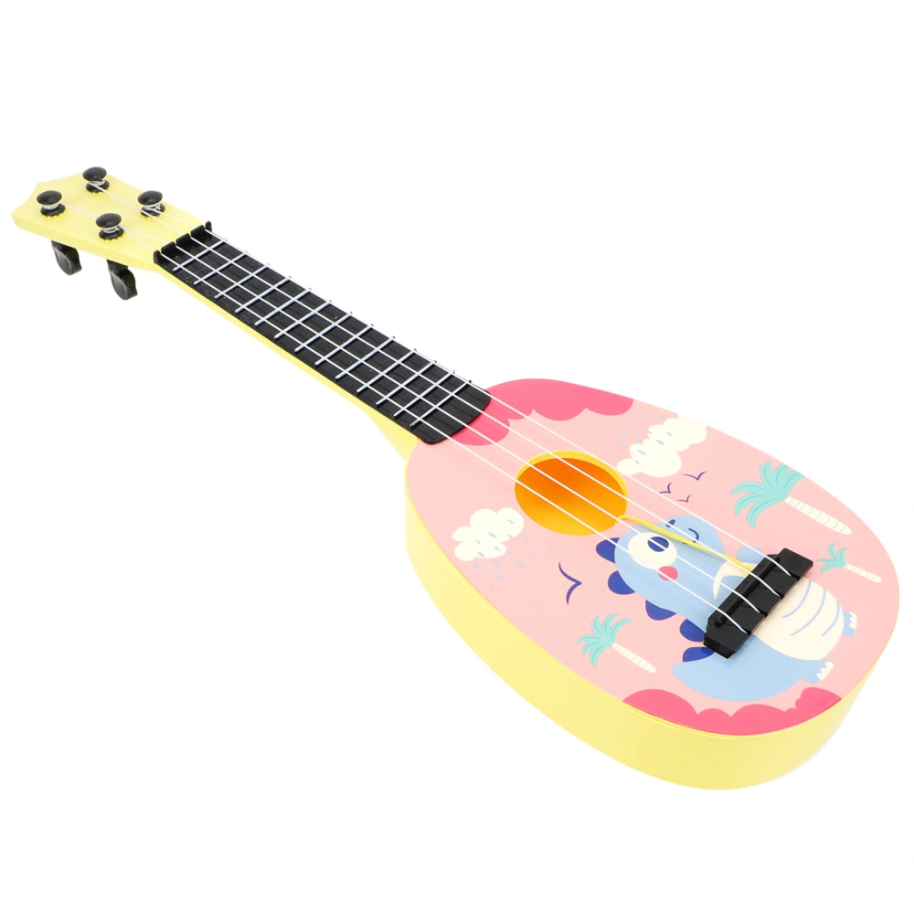 Simulation Playing Beginner Musical Instrument Toy Children Ukulele Toy Mini Guitar