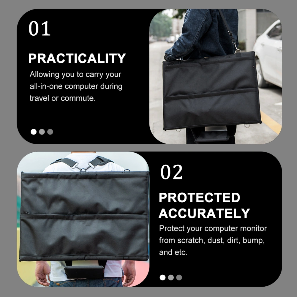 Desktop Carrying Case Compatible For iMac 21.5 Inch Computer Travel Tote Bag