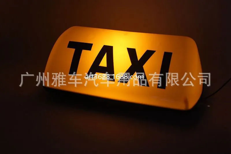 Taxi Light Cab Taxi Roof Light Illuminated Taxi LED Sign Taxi Lamp for Taxi Roof Use