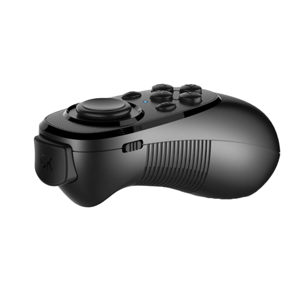 1Pc Multifunctional Wireless 3D Glasses Remote Controller Wireless Gamepad Game Handle Joystick without Battery for Android IOS (Black)