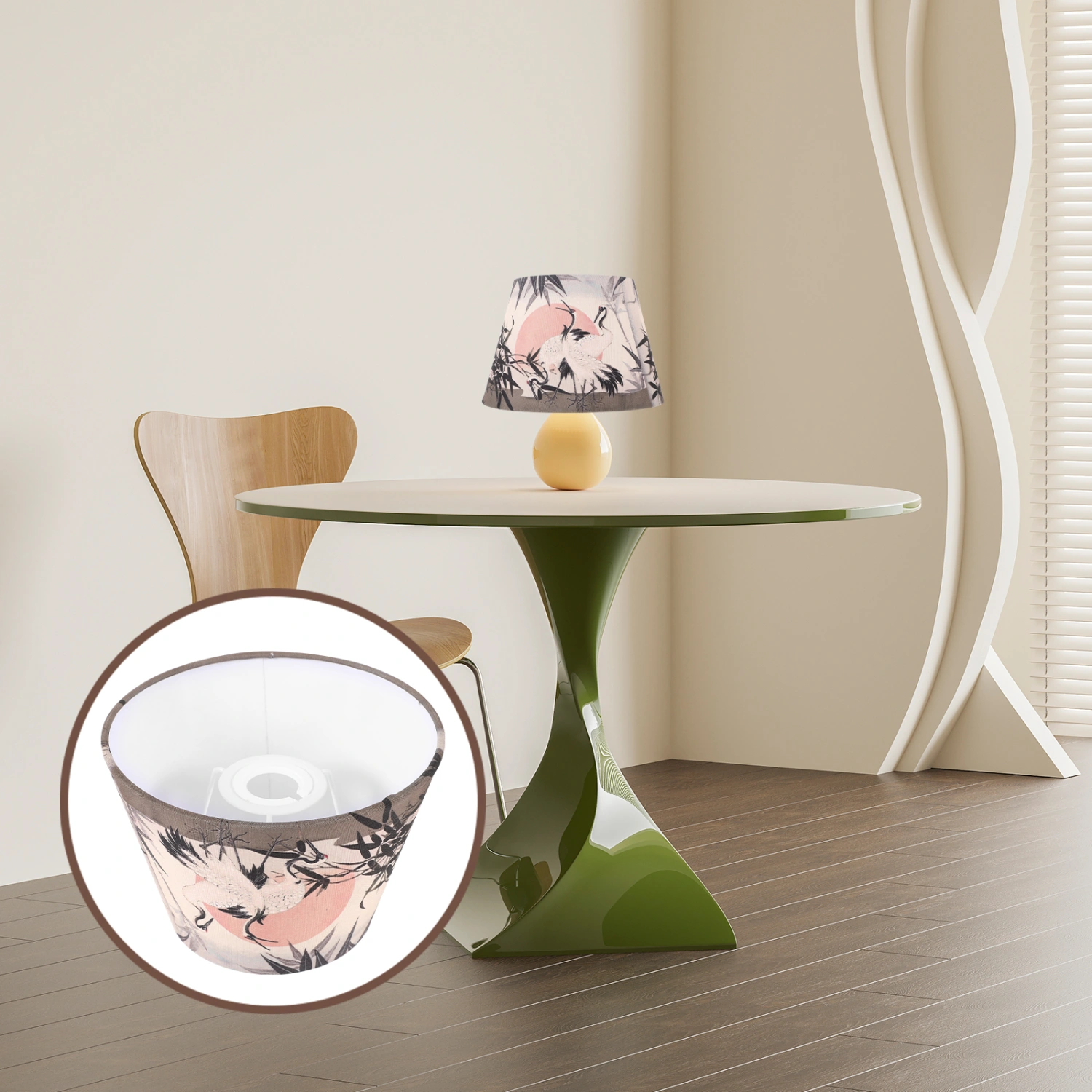 Home Cloth Lampshade Light Cover Lamp Shade Accessory Lamp Shade for Bedside Lamp