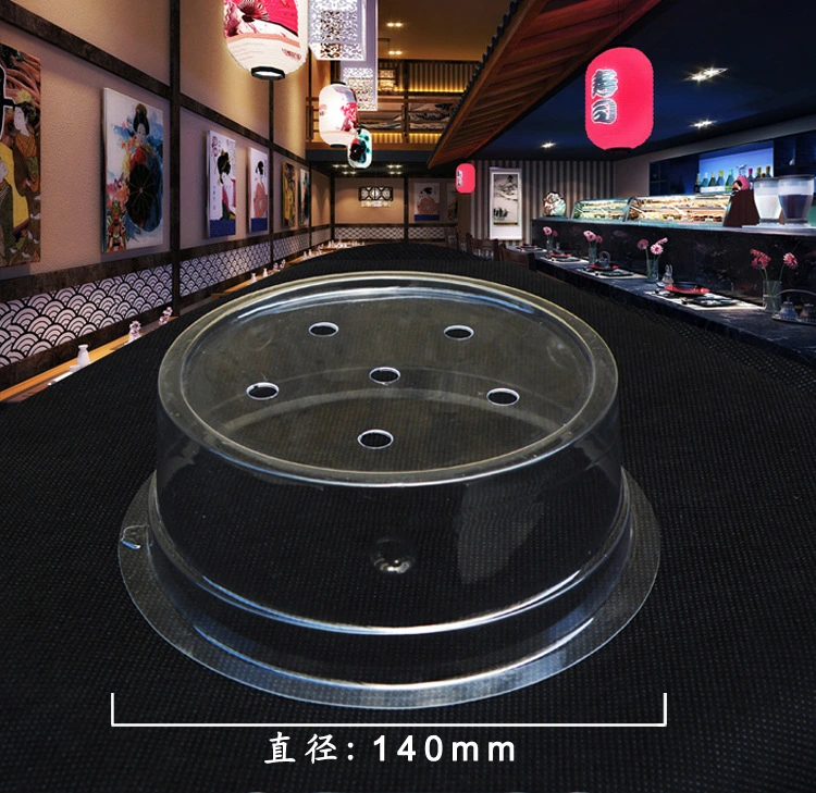 5Pcs Dining Table Sushi Dome Clear Dish Cover Cuisine Protector Cake Protection Cover Food Cover