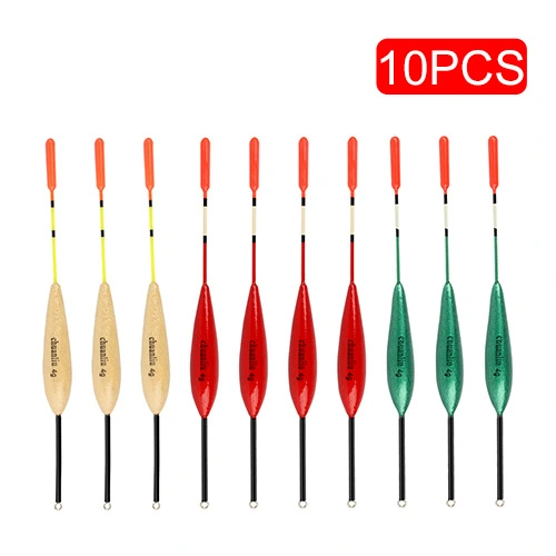 1 Set of Fishing Wood Bobbers Professional Fishing Floats Fishing Float Bobbers Fishing Accessory
