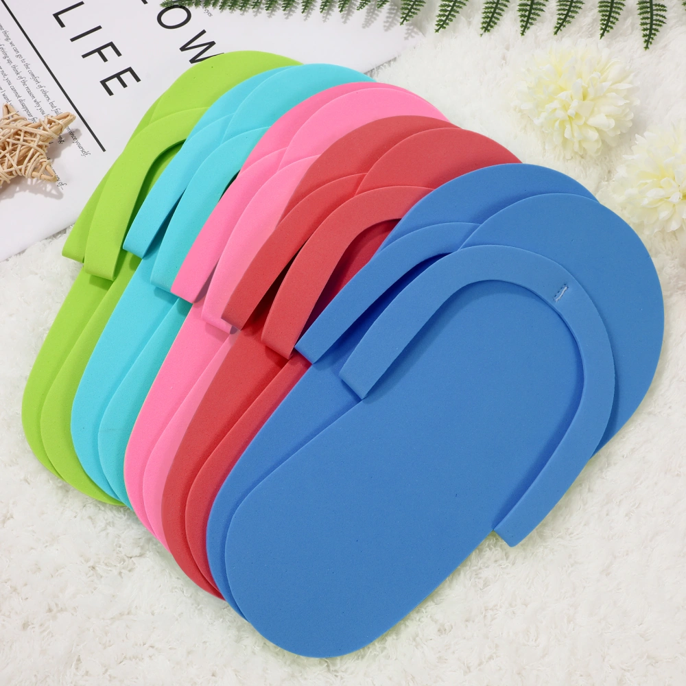 24 Pairs of Pedicure Slippers Disposable Slippers Spa Slippers Hotel Slippers Women Guest Slippers for Spa