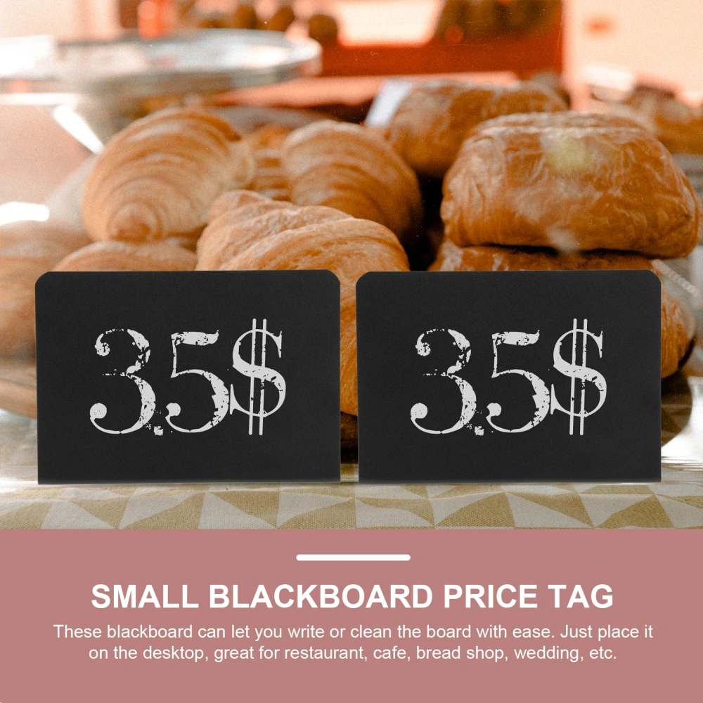 12pcs Drawing Blackboards Multifunctional Chalkboards Desktop Price Boards Message Sign