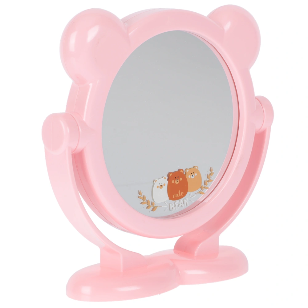 1Pc Cartoon Table Mirror Home Plastic Makeup Mirror Bedroom Desktop Mirror