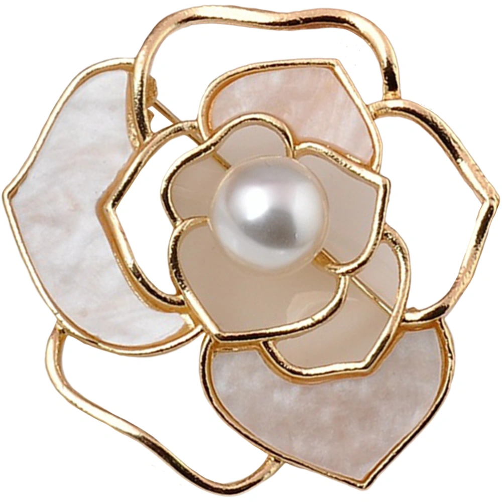 Flower Brooch Women Clothes Lapel Pin Hat Suit Brooch Creative Alloy Brooch