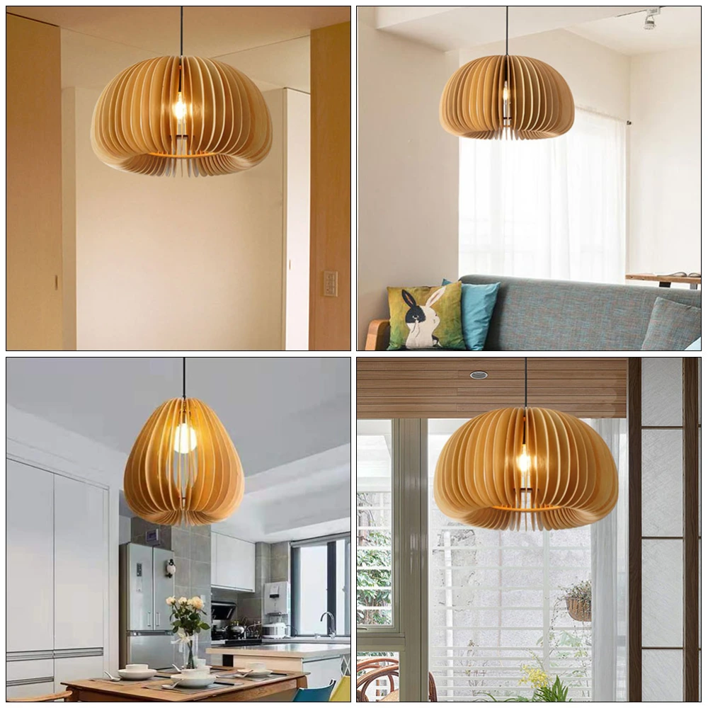 1Pc Simple Nordic Style Hanging Lamp Practical Restaurant Single Head Chandelier