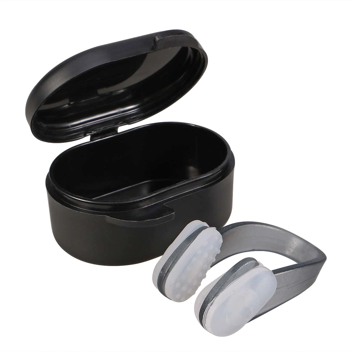 Swimming Training Nose Clip Antiskid Nose Protection Pool Accessories for Diving Swimming (Black)