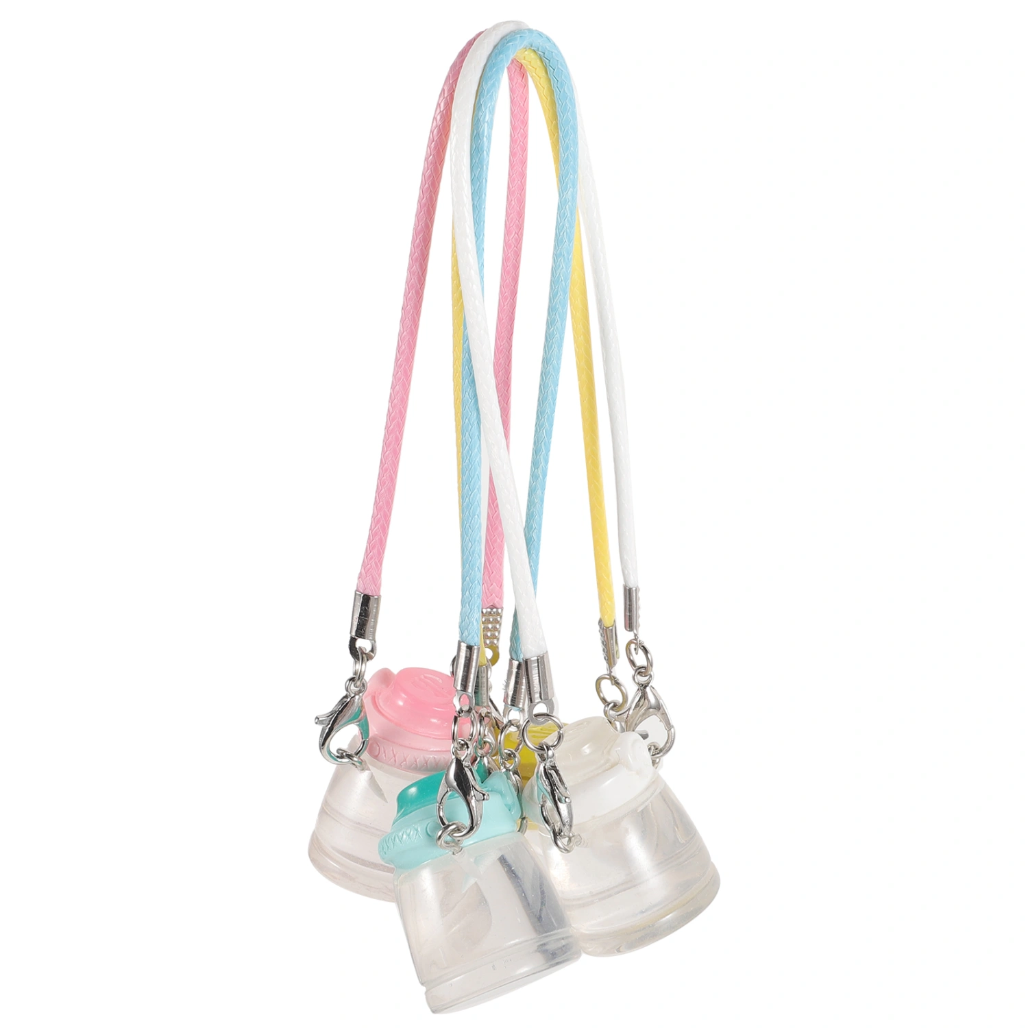 4pcs Bottle Charms Drink Bottle Charms Juice Bottle Keychain Charms Hanging Bottle Charms