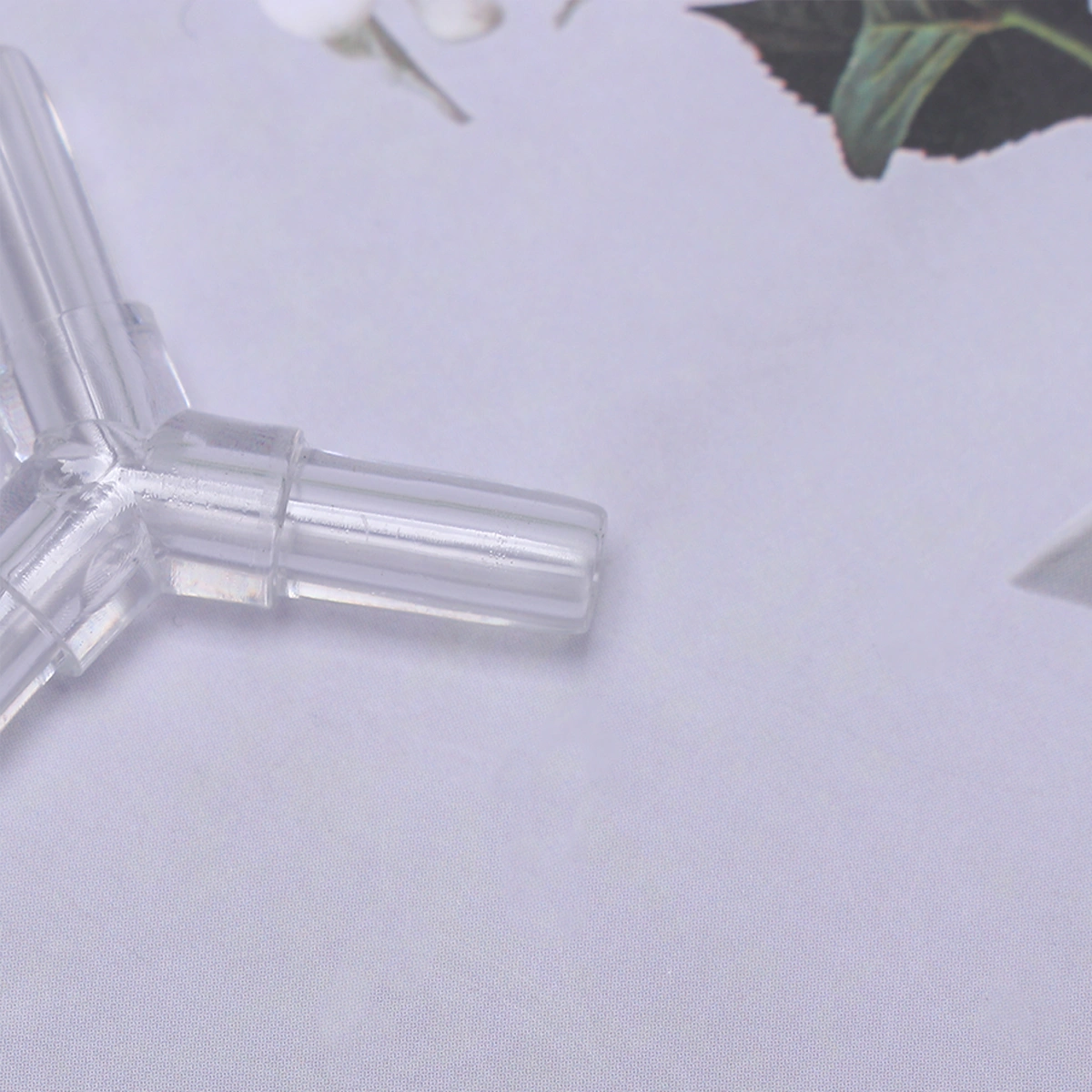 40pcs Practical Oxygen Pump Pipe Air Connector Oxygen Pipe Air Pump Fitting Accessory for Aquarium Fish Tank Home (White Three Head Pipe Straight Pipe Elbow Pipe and Crystal Three Head Pipe 10pcs for Each)