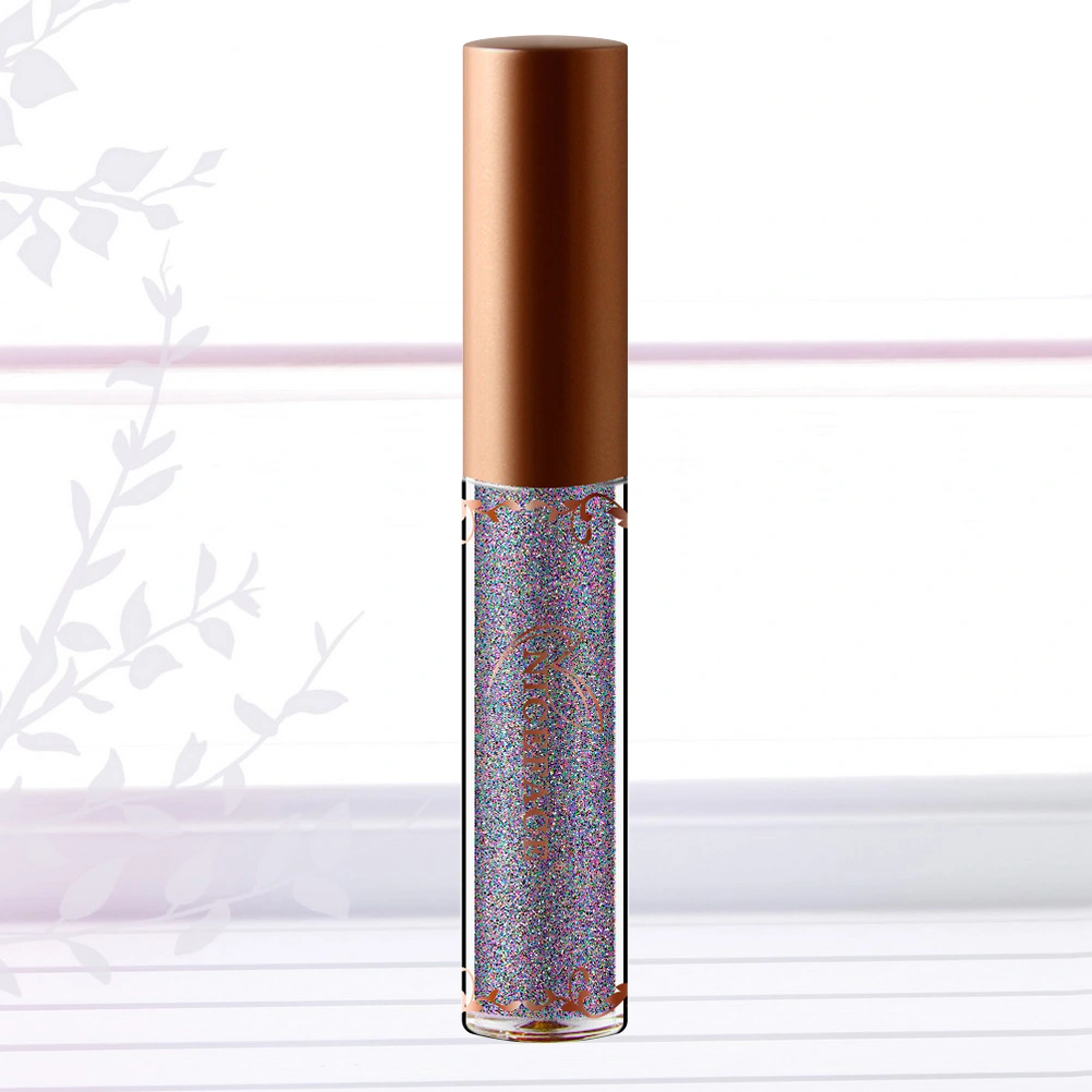 Women Metallic Liquid Eyeliner Shiny Shadow Bright Pearlescent Glitter Diamond High Liquid Eyeliner Makeup Cosmetic(6#)