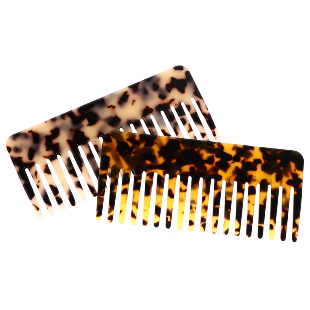 2pcs Hair Detangling Comb Wide Tooth Comb Hair Detangler Comb Wet Hair Comb