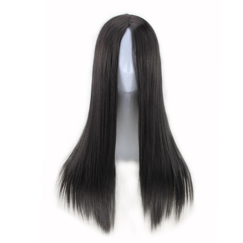 Straight Wig Women Middle Part Wig Natural Looking Synthetic Wig Women Hairpiece