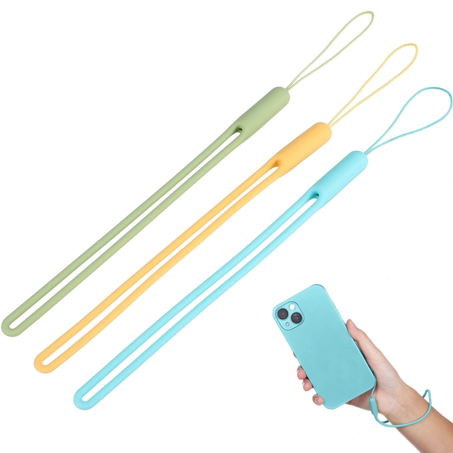 3pcs Phone Wrist Straps Anti-lost Phone Lanyard Phone Wrist Hanging Rope Phone Case Wrist Lanyards