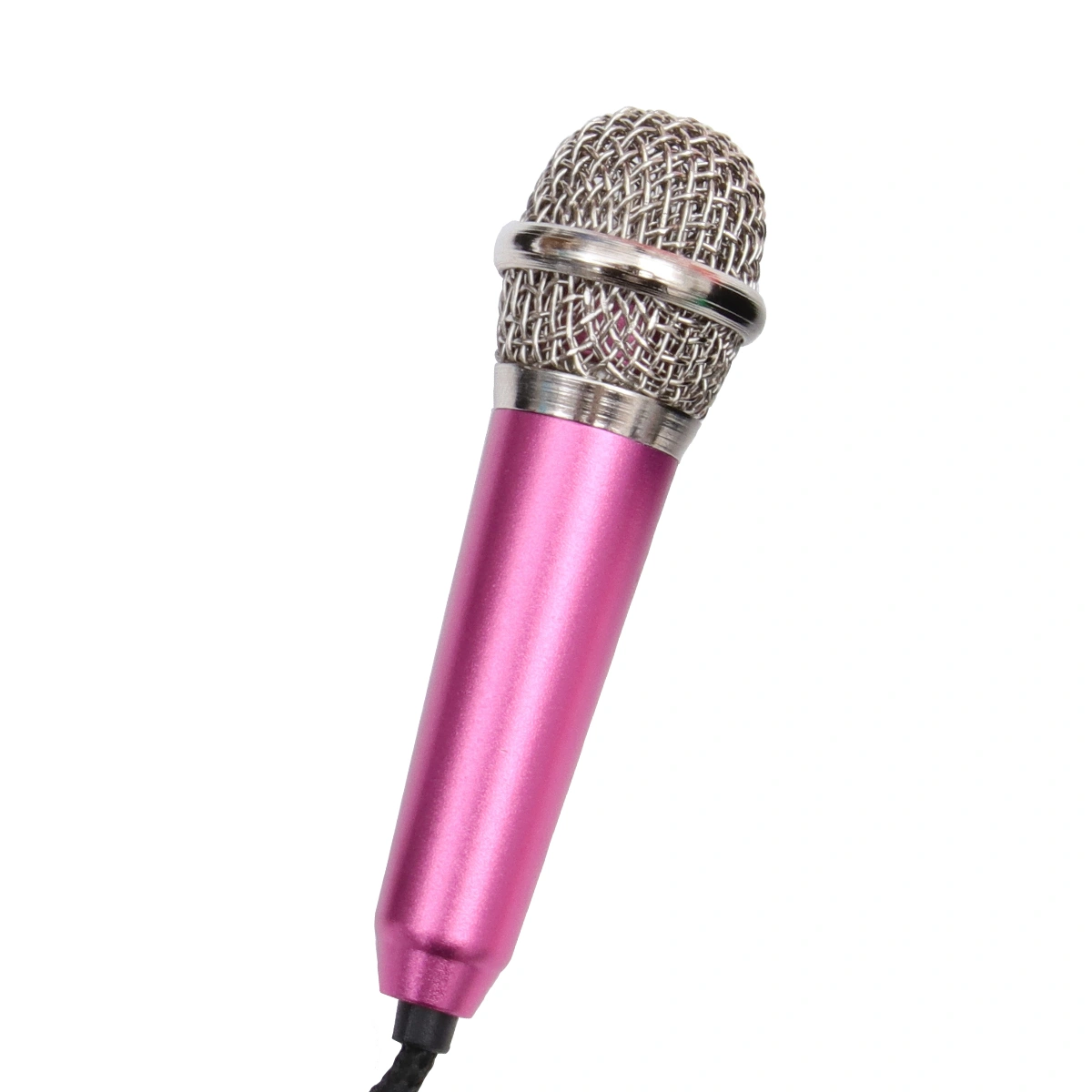 Portable Mini Wireless Speaker K Song Artifact for Mobile Phone PC Karaoke Microphone (Pink)