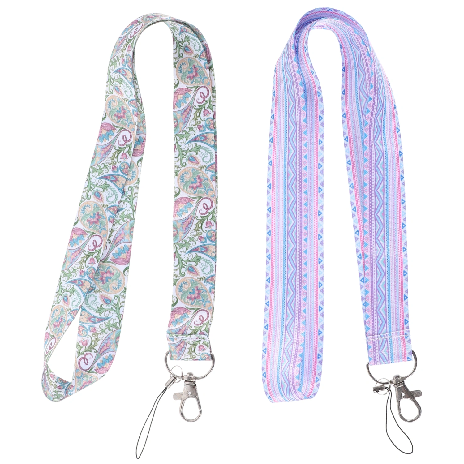 2pcs Multi-function Card Lanyards Convenient Phone Strings Anti-lost Phone Lanyards