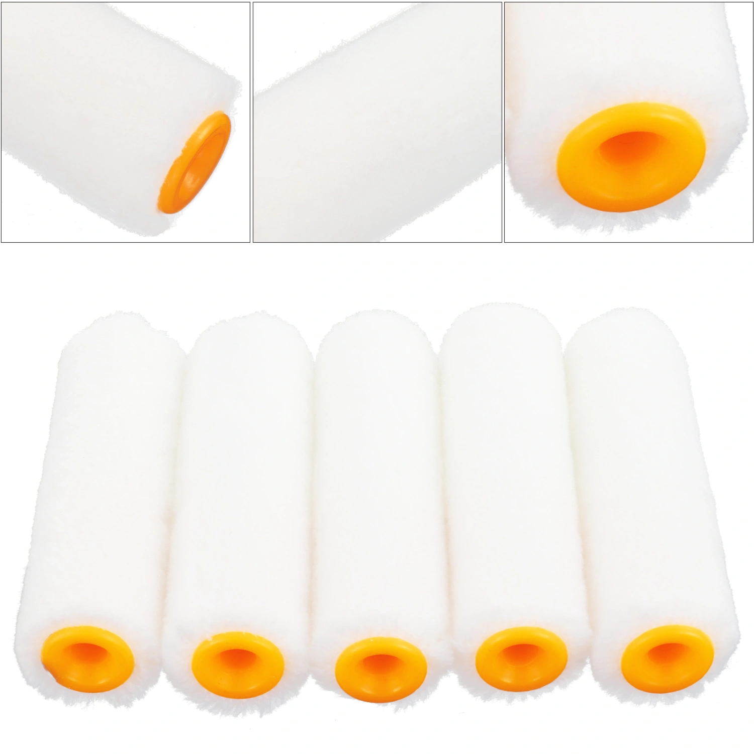 10Pcs Paint Roller Covers Wall Paint Roller Naps Paint Roller Brush Covers
