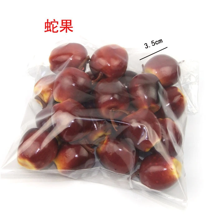 20pcs Simulation Apples Model Ornament Realistic Apples Model Fruit Model Ornament