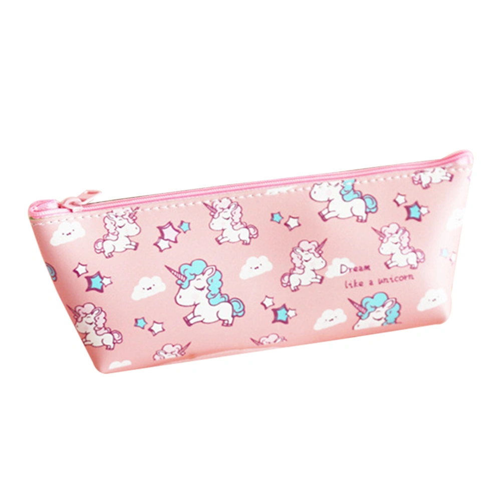 Unicorn Pencil Case Kawaii Stationery Pencil Box Pen Bags School Office Supplies (Pink Unicorns)