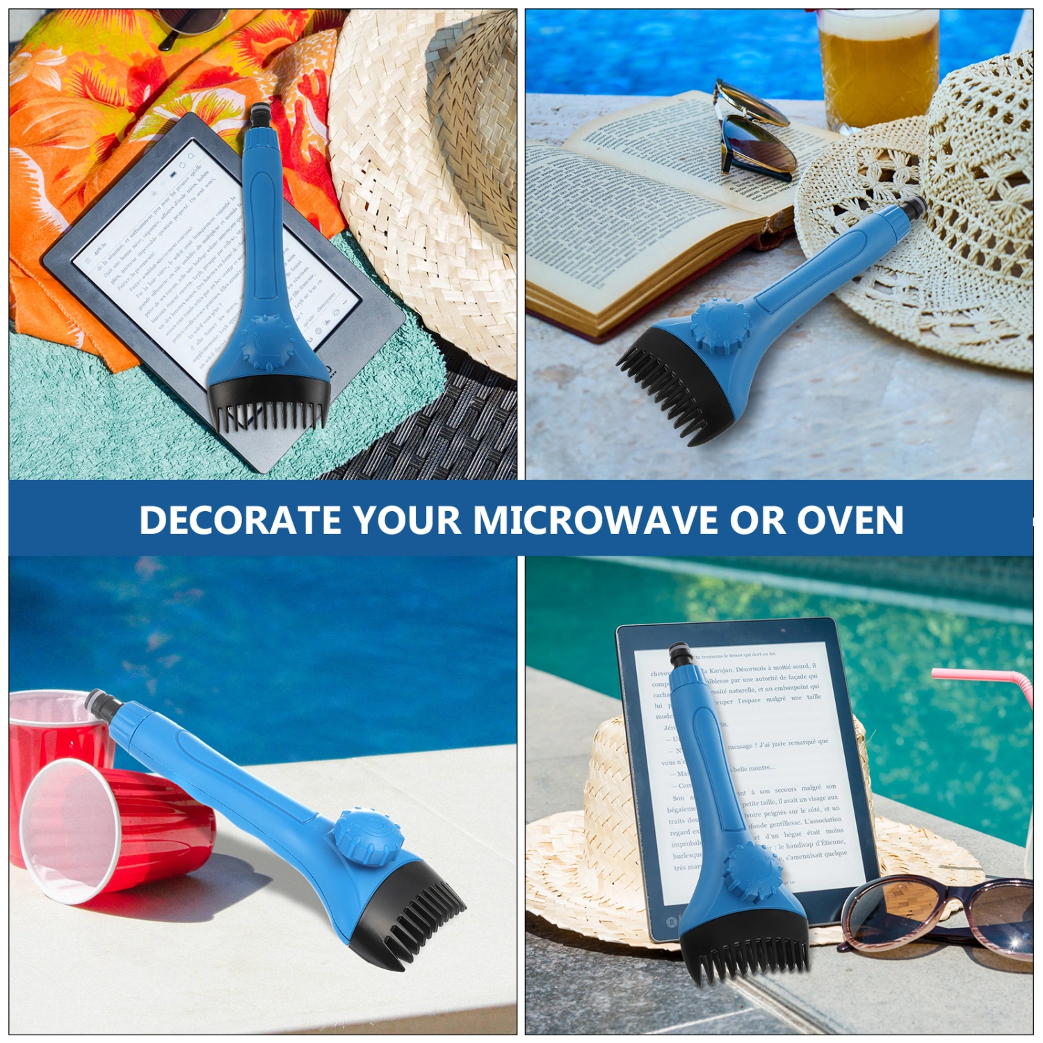 Swimming Pool Filter Cartridge Cleaner Handheld Adjustable Cleaning Brush