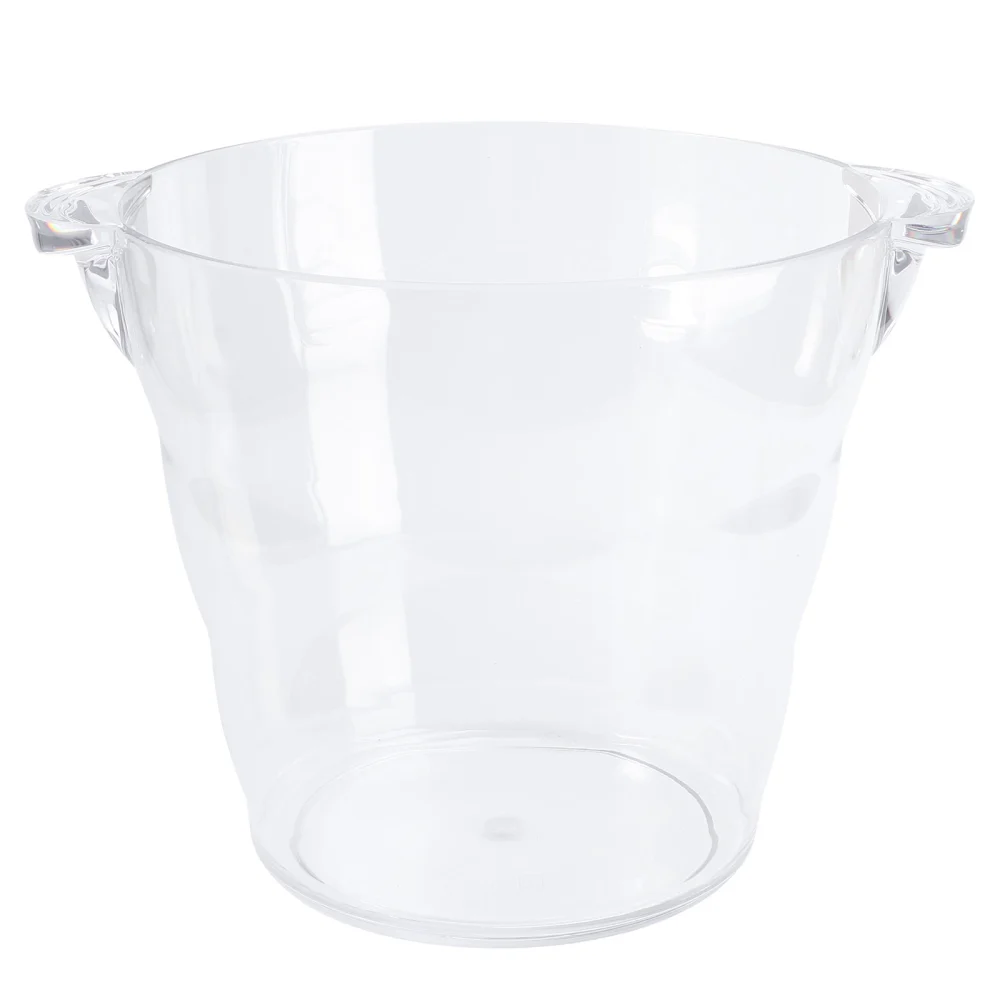 1pc Acrlic Wine Bucket for Wine and Beer Large Capacity Ice Bucket Transparent