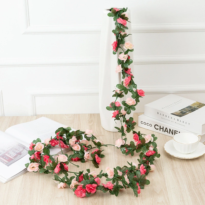 Realistic Artificial Peony Flower Garland Real Touch Silk Flower Garland Arch Flower Vine