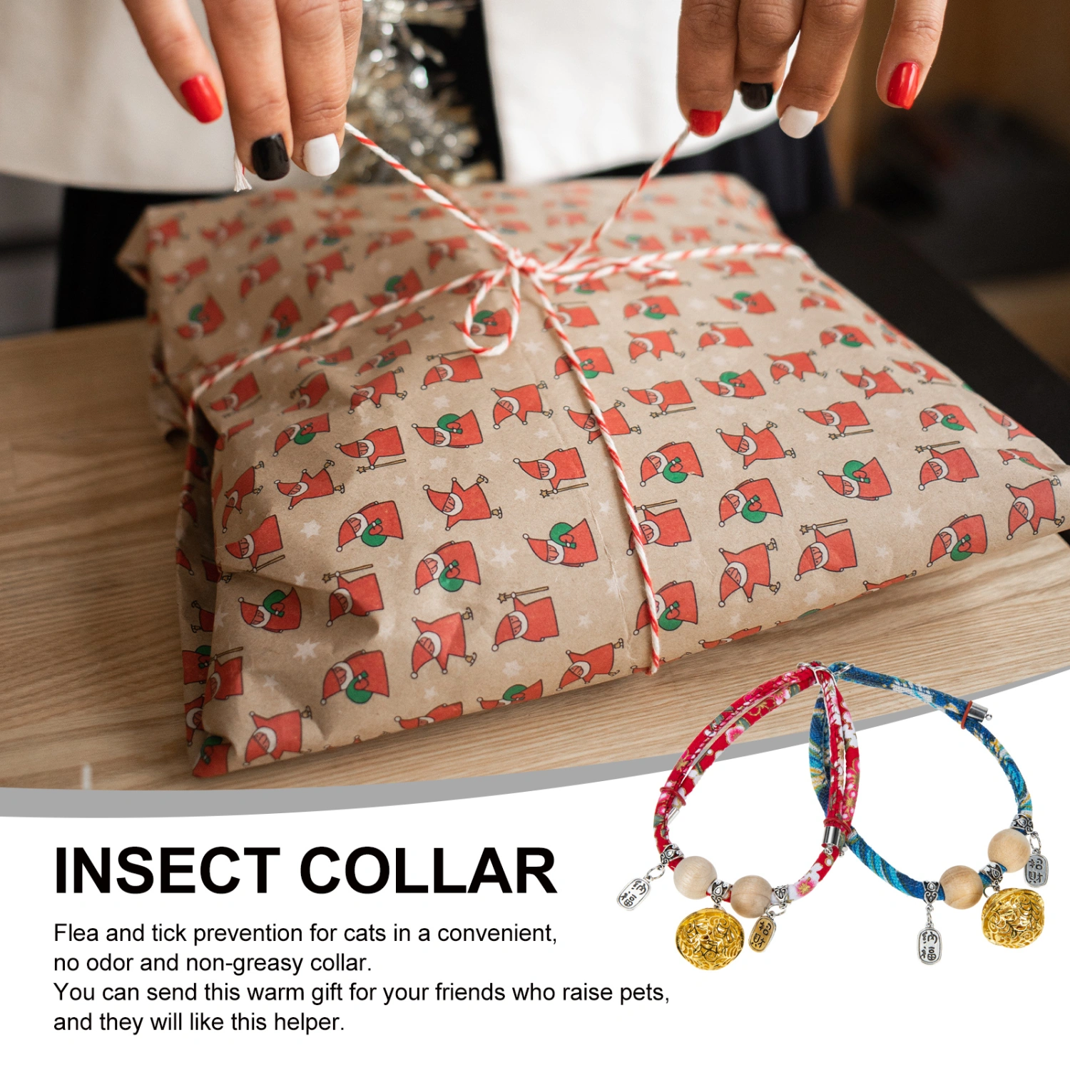 2Pcs Cat Flea Collar Japanese Style Cat Collar Flea-proof Cat Collar Dog Flea-repellent Collar
