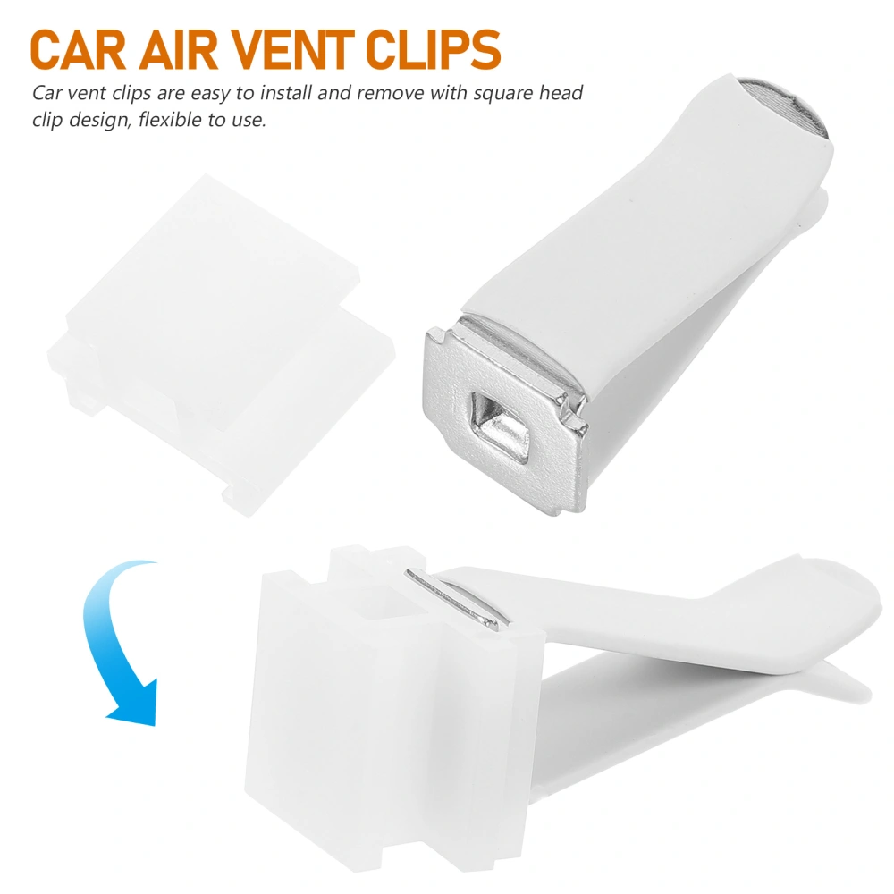 20pcs Square Head Car Air Vent Clips Car Diffuser Vent Clips Car Vent Clips Car Accessories