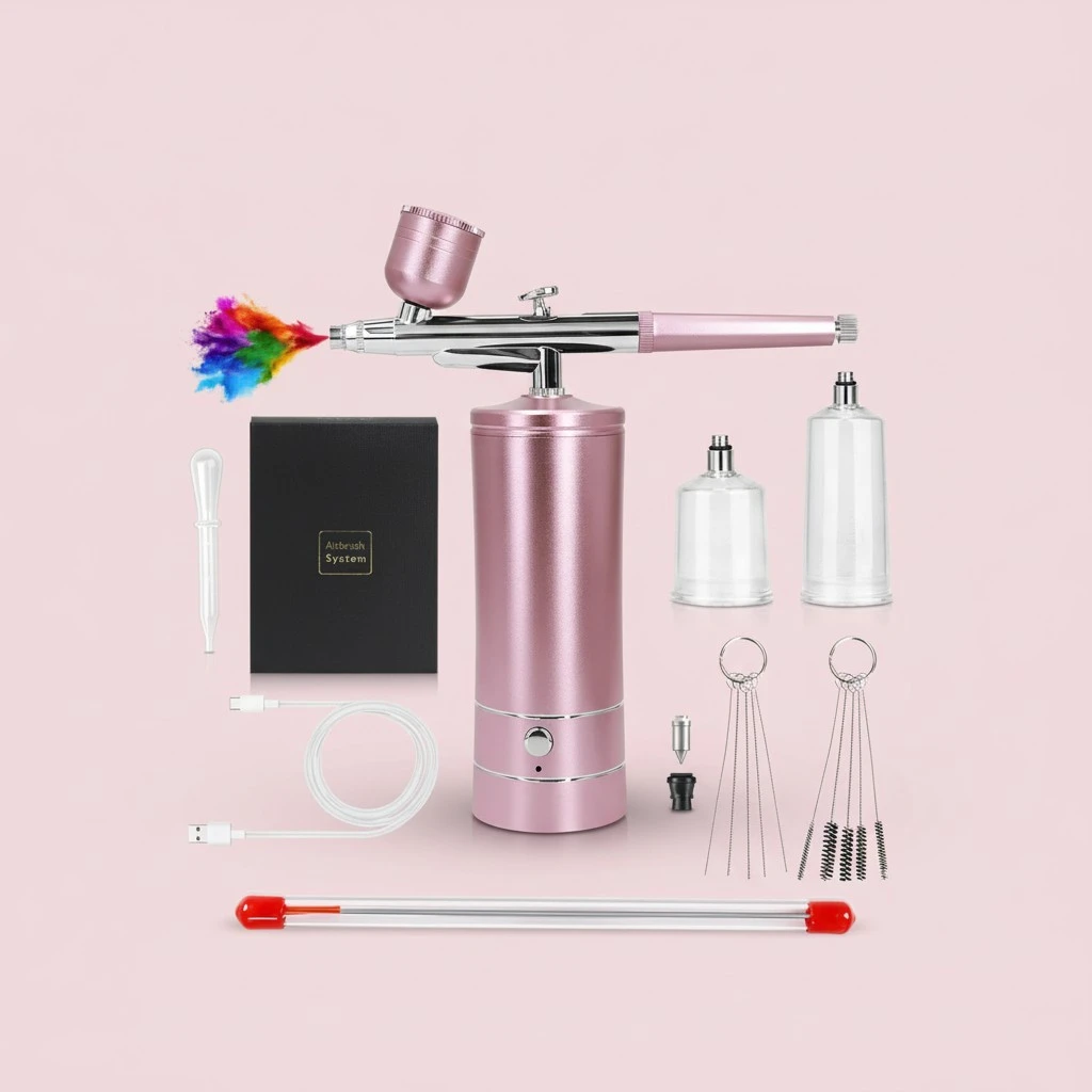 1 Set Airbrush Cordless Airbrush Kit Airbrush Compressor Nail Airbrush Machine Airbrush Paint Kit