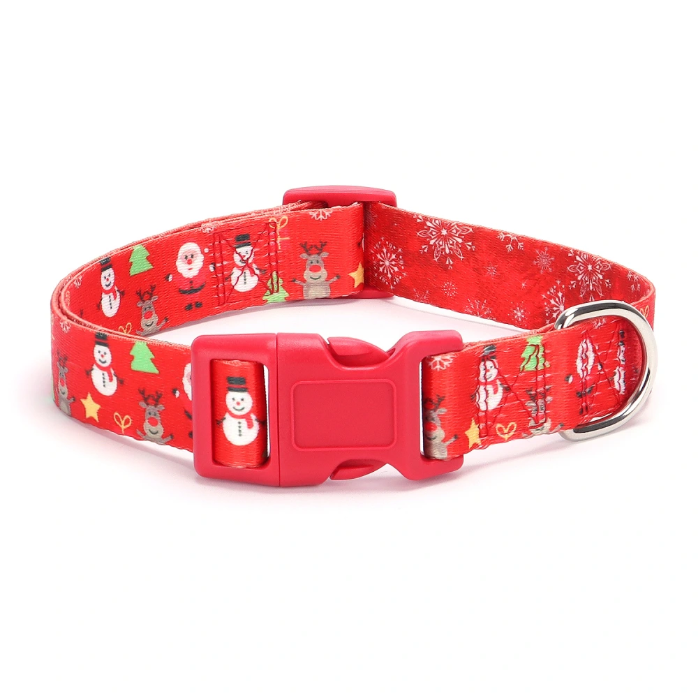 Small Dog Collar Christmas Collar Adjustable Pet Dog Collar Xmas Necklace Collar