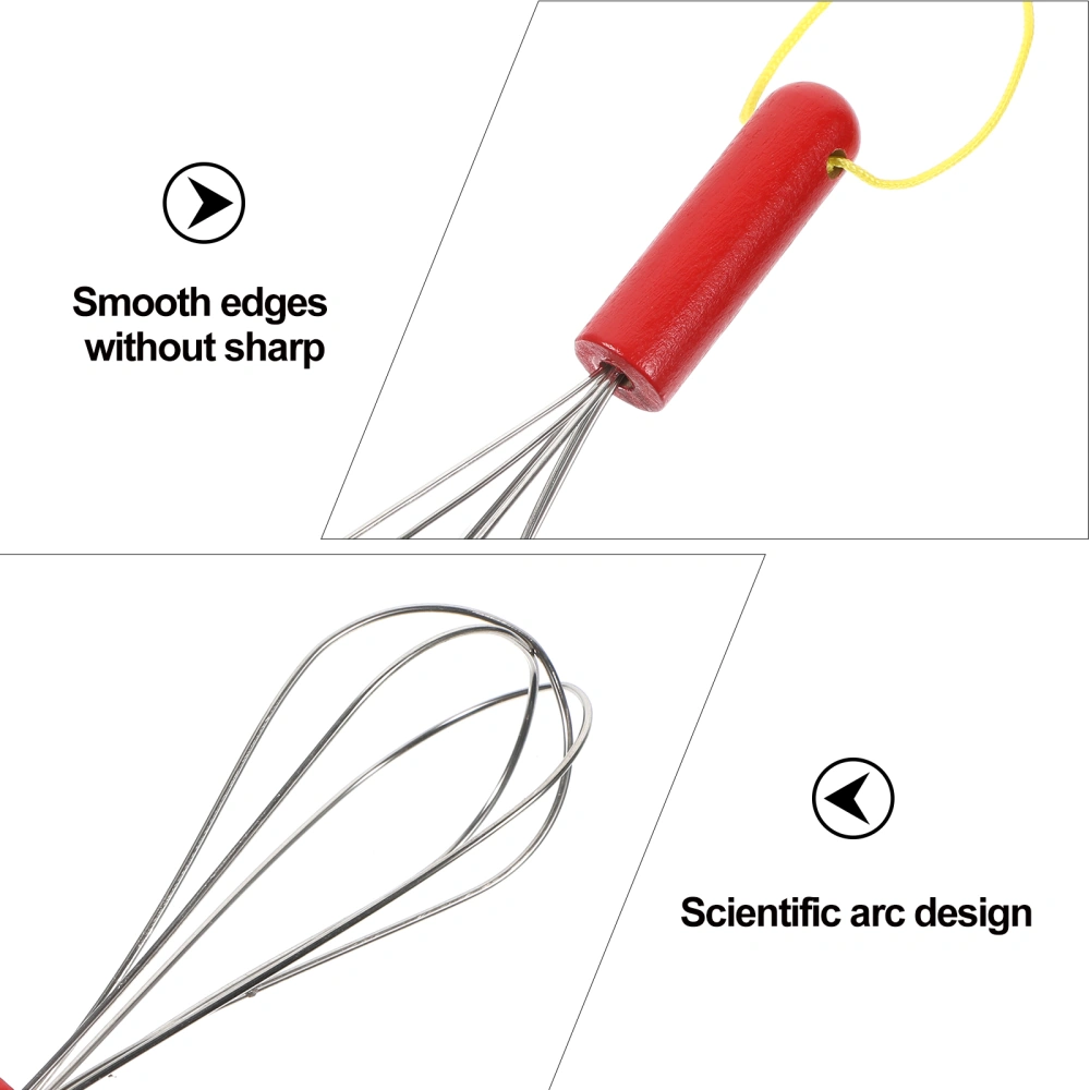 1pc Kids Mini Whisk Toy Model Mini Kitchen Ware Model Plaything House Toy (Red)