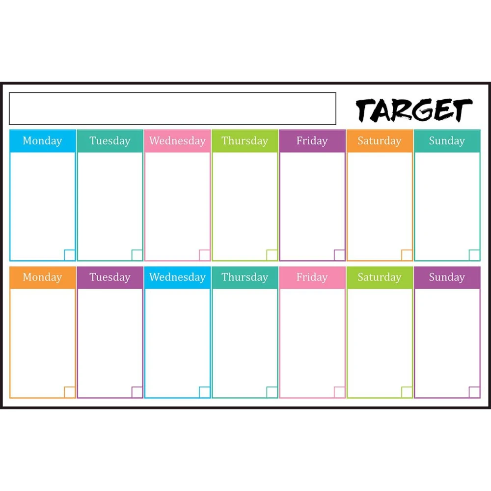 Sticky Weekly Dry Erase Board Dry Erase Calendar Erasable Adhesive  Calendar