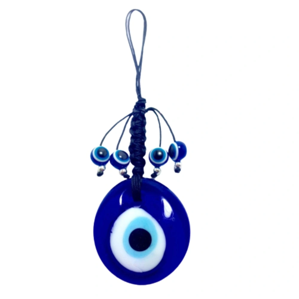 Evil Eye Ornament Car Hanging Decoration Backpack Charm Vehicle Glass Pendant