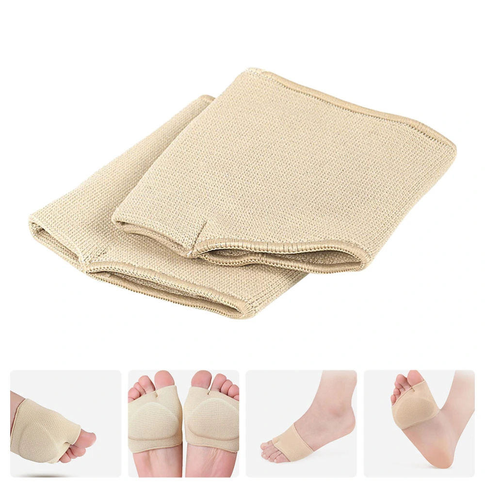 2Pcs High Heel Shoes Forefoot Cushions Half-size Foot Pads Non-slip Foot Pads