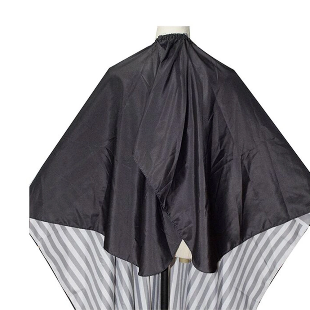 Stripe Design Hairdressing Cape Hair Cutting Apron Cloak Hair Treatments Gown for Barber Shop Home