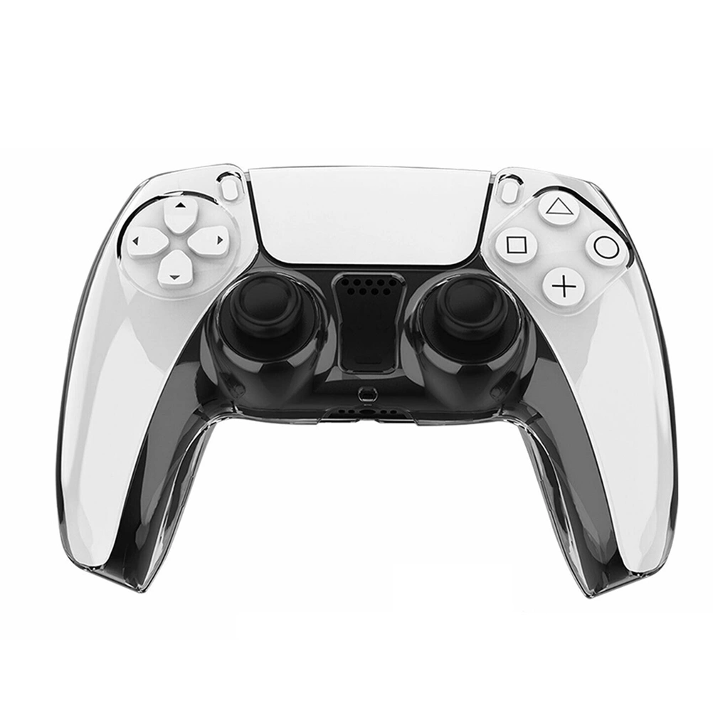 Game Controller Shell Compatible For PS5 Hard Transparent Protective Cover