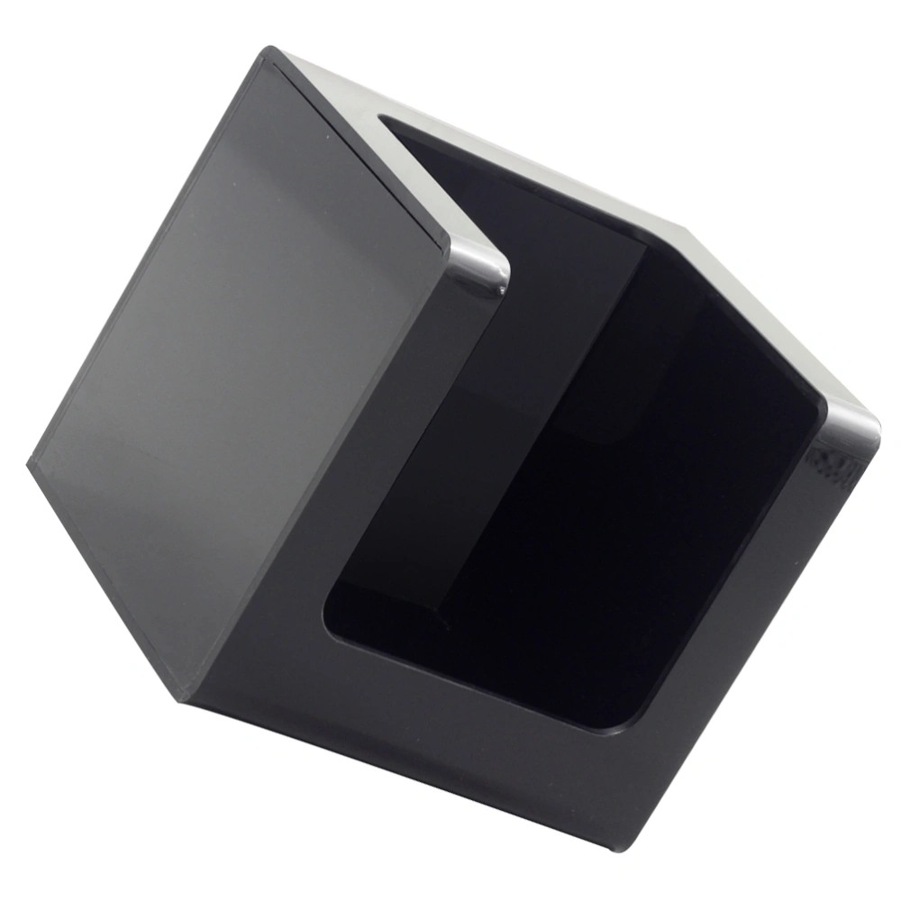 1pc Modern Acrylic Tissue Box Black Acrylic Napkin Towel Box Coffee Tissue Box