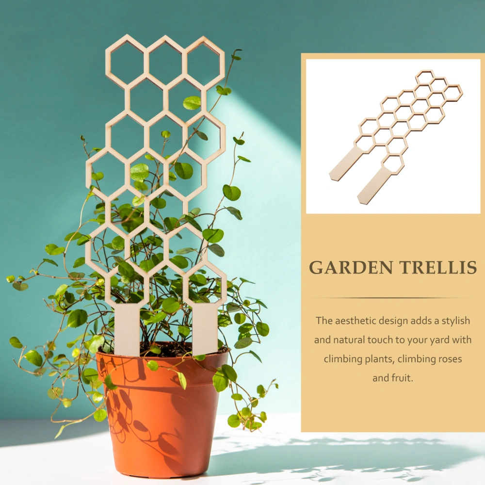 3pcs Plants Trellis Decorative Potted Plant Trellis Garden Flower Plant Supports