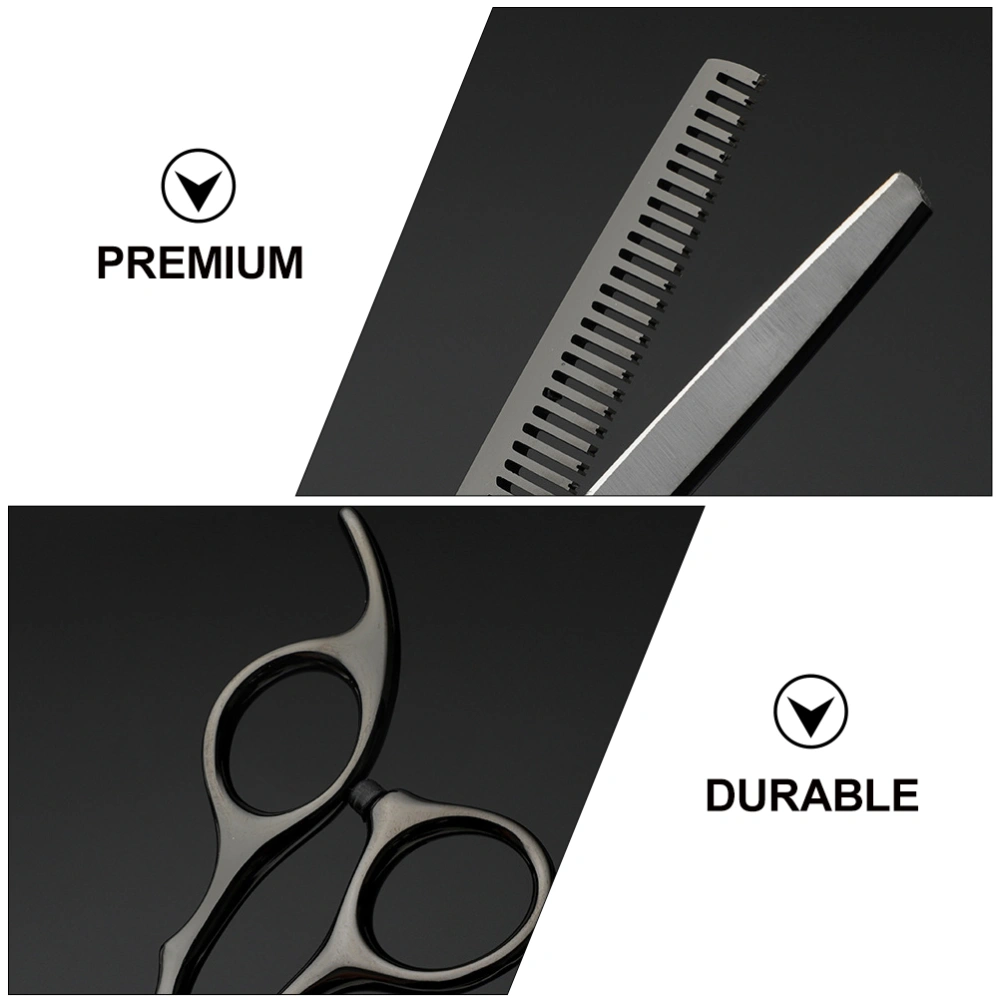 2Pcs Stainless Steel Scissors Practical Hair Cutting Scissors for Barber Shop