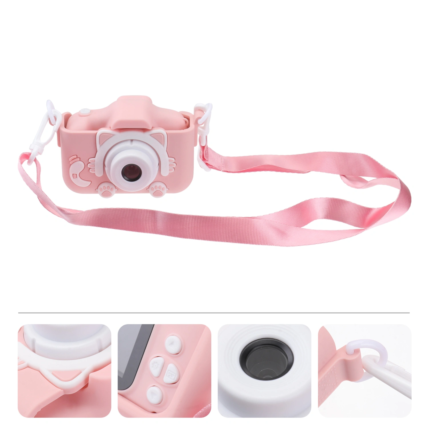 Children Mini Digital Camera Portable Lovely Cat Design Camera Practical Camera