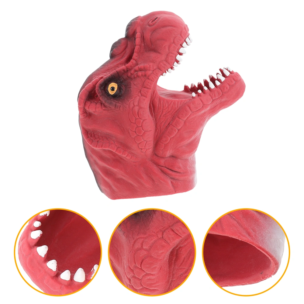 2Pcs Dinosaur Head Finger Toy Creative Finger Puppets Toy Funny Dino Finger Toys