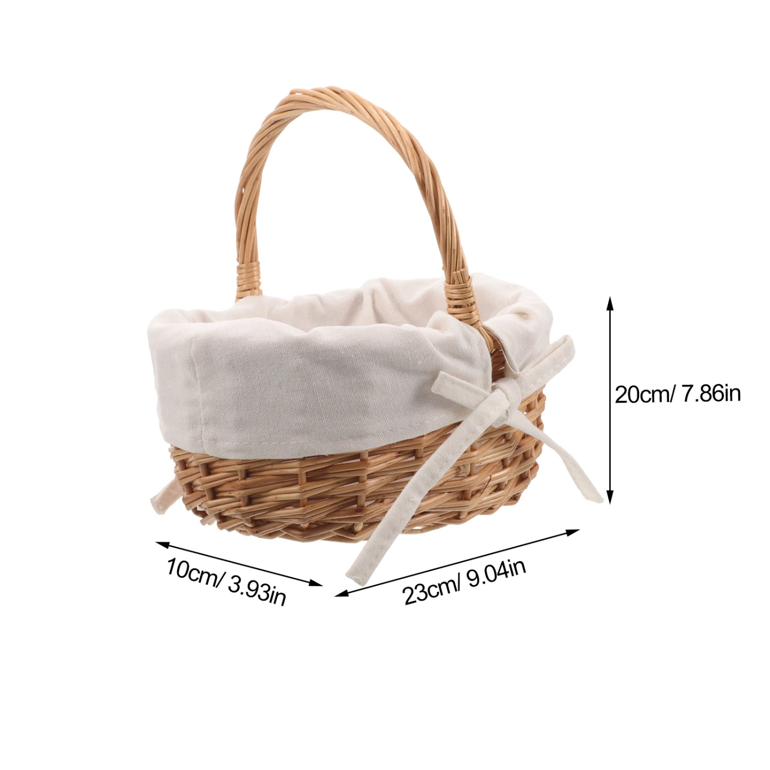 Woven Basket Storage Basket Gift Storage Basket Woven Flower Basket Picnic Basket