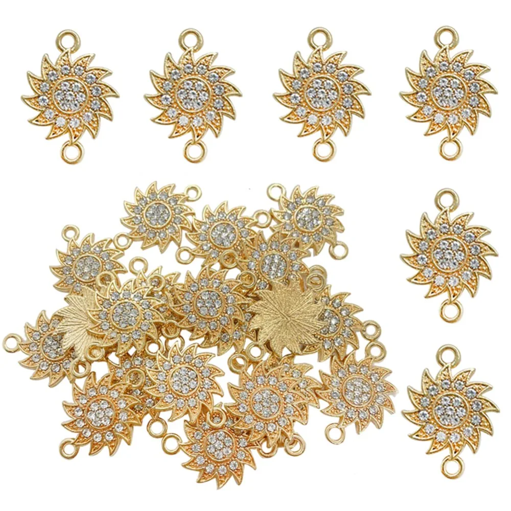 20pcs Jewelry Charms Diy Jewelry Flower Charms Hanging Flower Pendants Jewelry Making Pendants