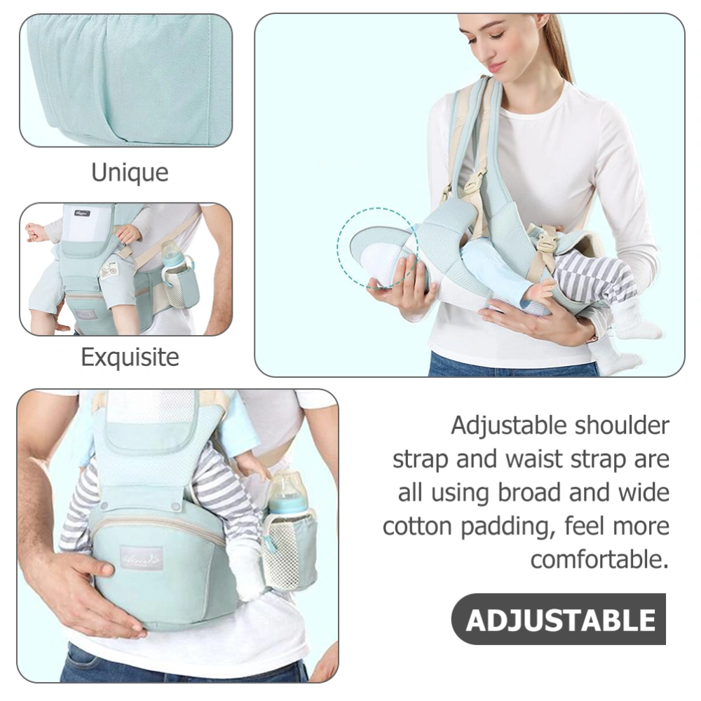 Air Mesh Carrier Back Carry Baby Carrier with Waist Stool Front and Back Carrier