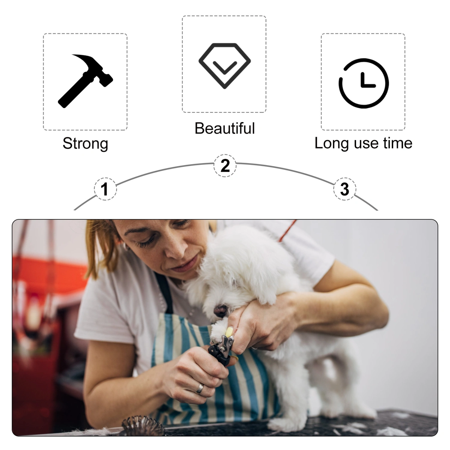 Pet Nail Clipper Small Animal Nail Clipper Cat Claw Trimmer Puppy Nail Clipper with Nail File