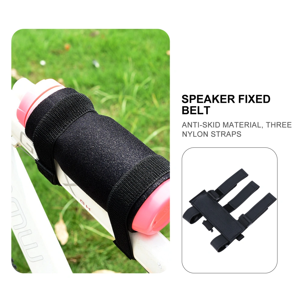 Bike Wireless Speaker Mount Speaker Holder Strap Fixed Belt Bike Accessory