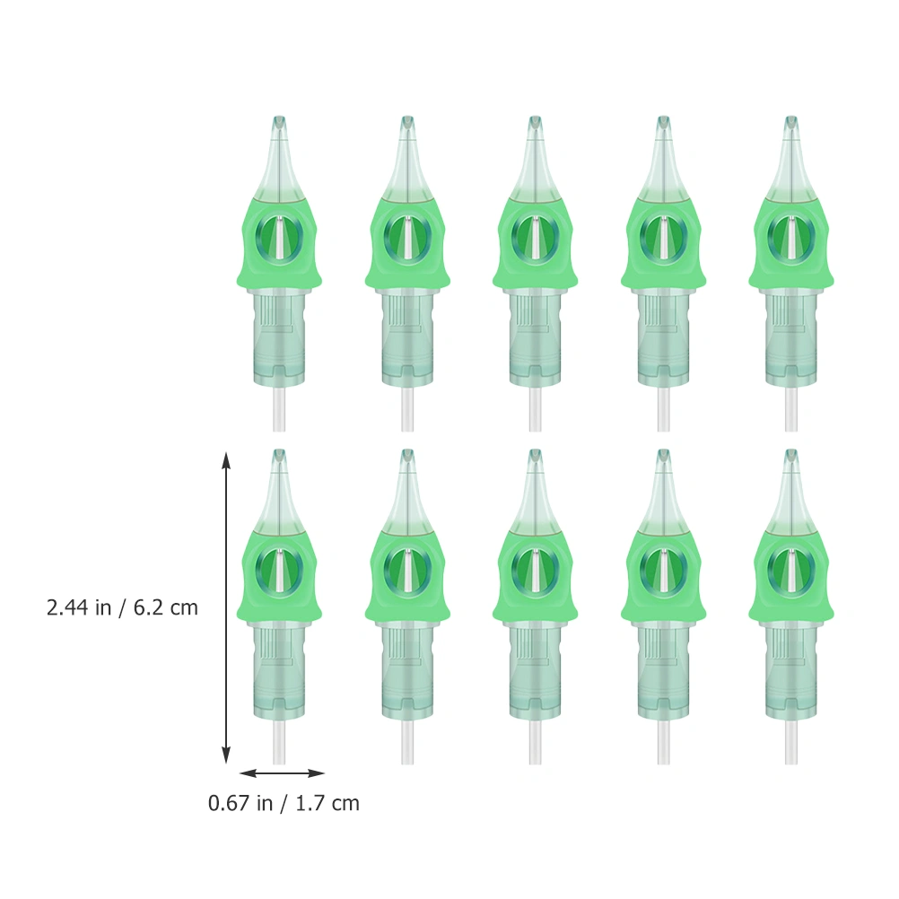 10pcs Tattoo Needles Tattoo Cartridges Shading Needles Tattoo Liner Needles Tattoo Cartridge Tools