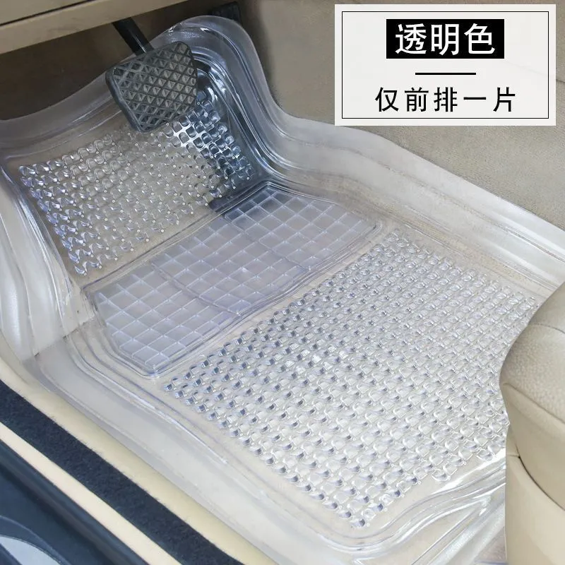 Car Foot Mat Car Front Seat Floor Mat Silicone Foot Mat Automotive Interior Accessory